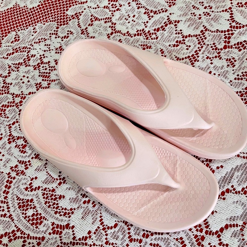 New pink sandals